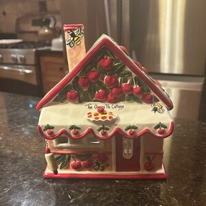 Cherry Pie Cottage Ceramic House Decor Blue Sky